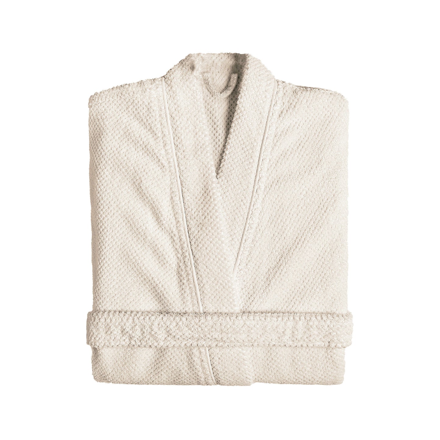L/XL Terry Cloth Solid Bathrobe White - Linum Home Textiles